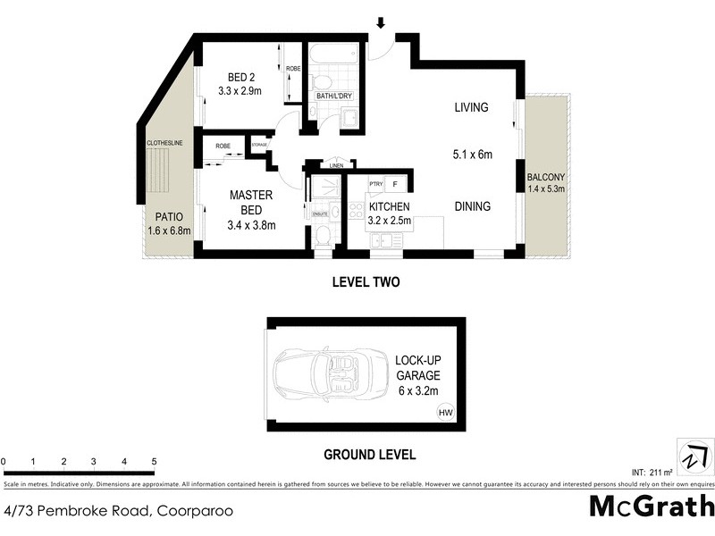 4/73 Pembroke Road, Coorparoo QLD 4151 Floorplan
