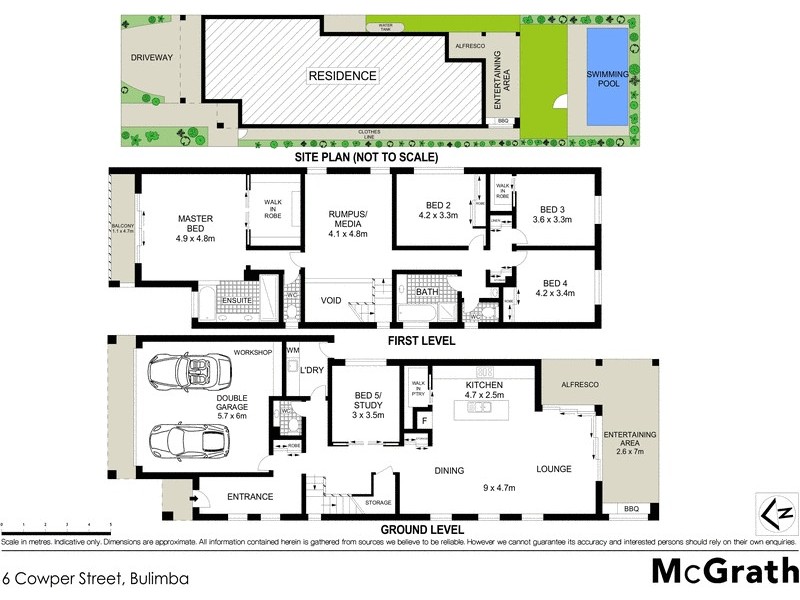 6 Cowper Street, Bulimba QLD 4171 Floorplan