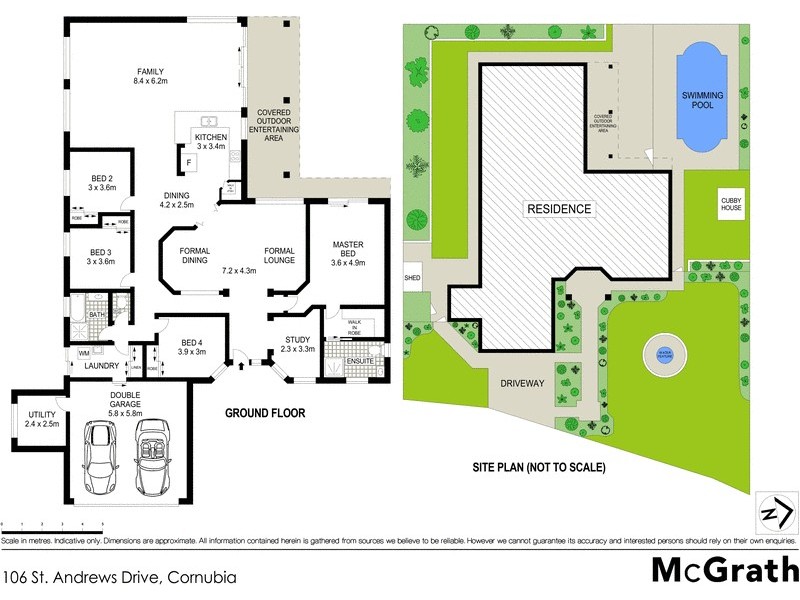 106 St Andrews Drive, Cornubia QLD 4130 Floorplan