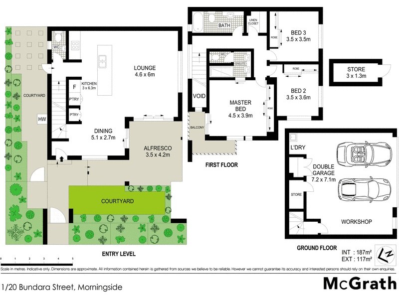1/20 Bundara Street, Morningside QLD 4170 Floorplan