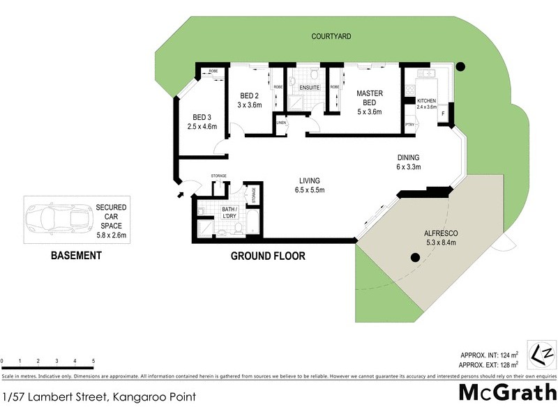 1/57 Lambert Street, Kangaroo Point QLD 4169 Floorplan