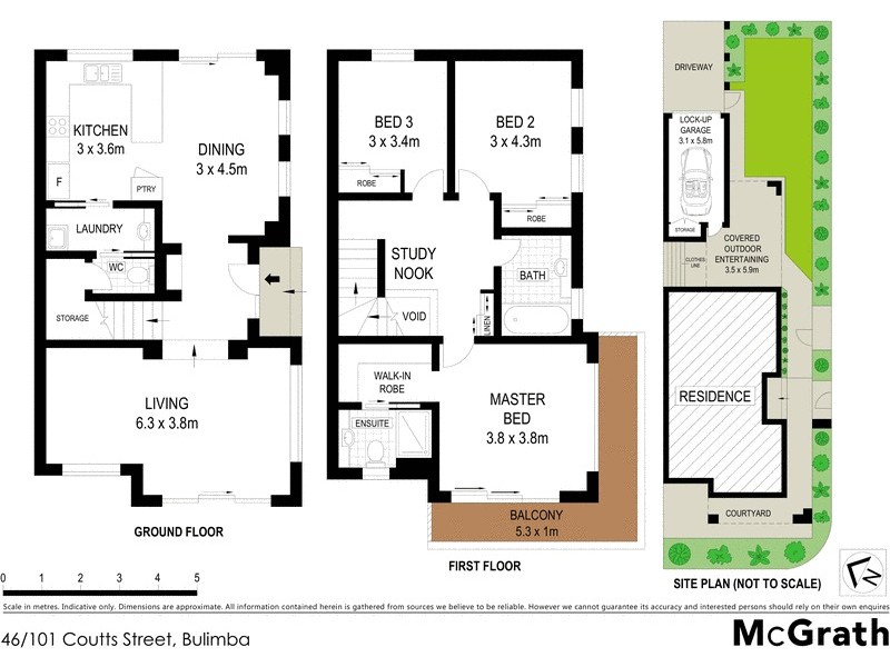 46/101 Coutts Street, Bulimba QLD 4171 Floorplan