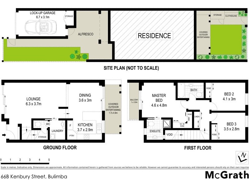 66B Kenbury Street, Bulimba QLD 4171 Floorplan