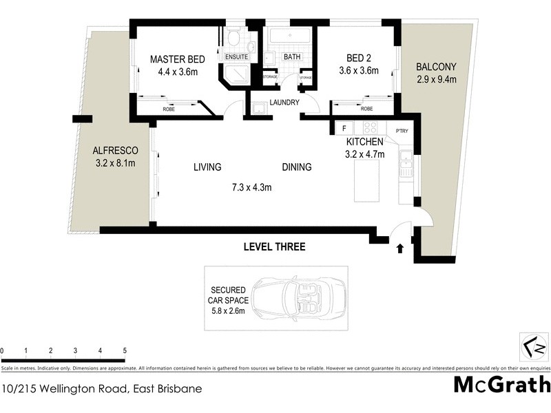 10/215 Wellington Road, East Brisbane QLD 4169 Floorplan