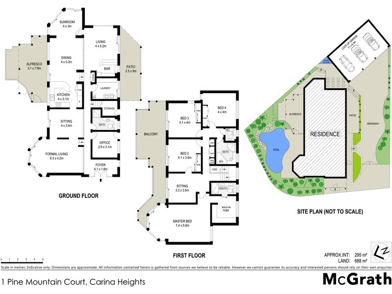 1 Pine Mountain Court, Carina Heights QLD 4152 Floorplan