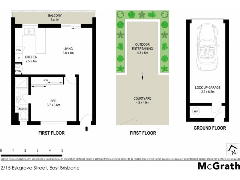 2/15 Eskgrove Street, East Brisbane QLD 4169 Floorplan