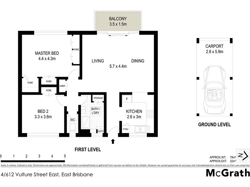 4/612 Vulture Street East, East Brisbane QLD 4169 Floorplan