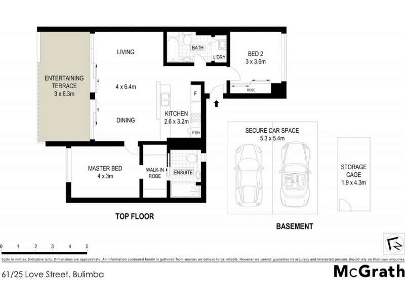 61/25 Love Street, Bulimba QLD 4171 Floorplan
