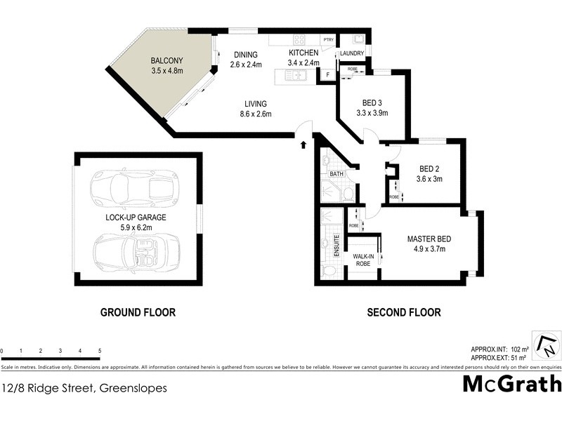 12/8 Ridge Street, Greenslopes QLD 4120 Floorplan
