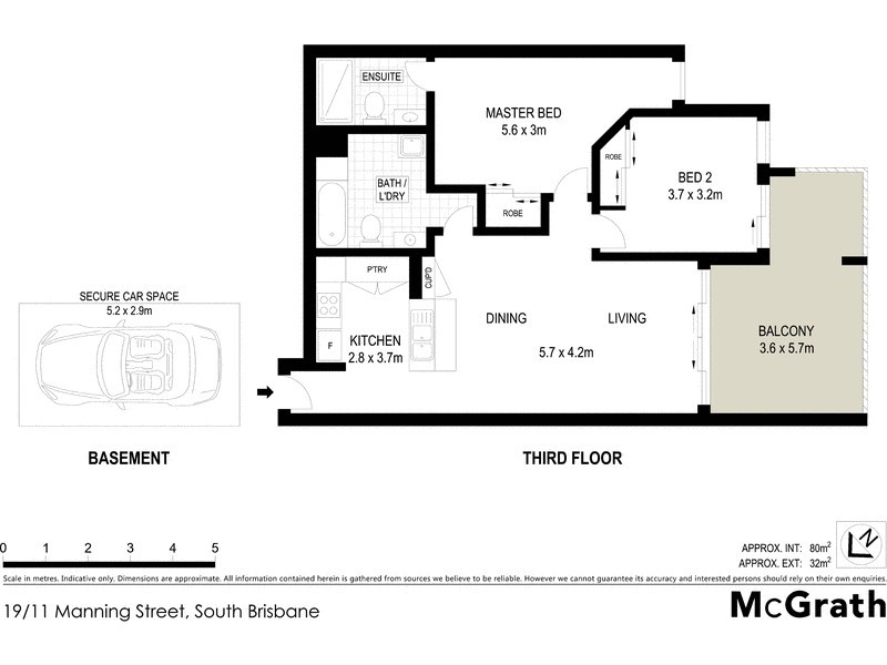 19/11 Manning Street, South Brisbane QLD 4101 Floorplan