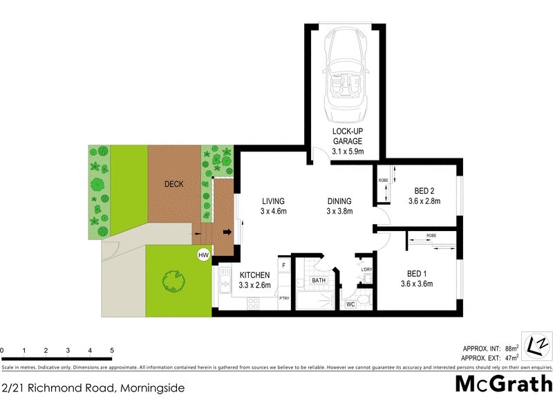 2/21 Richmond Road, Morningside QLD 4170 Floorplan