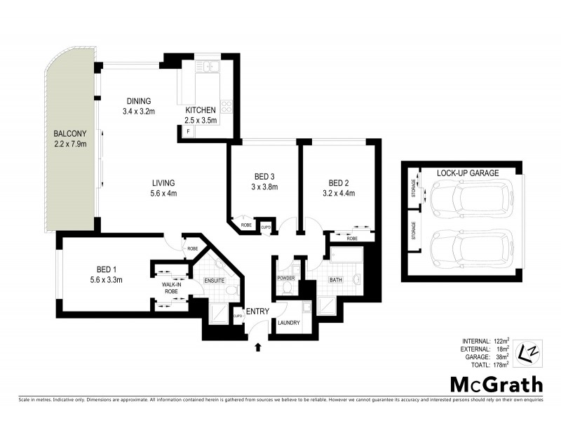 1 Goodwin Street, Kangaroo Point QLD 4169 Floorplan