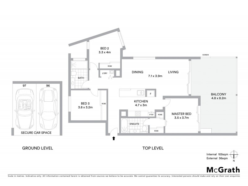 33/18 Ferry Lane, Bulimba QLD 4171 Floorplan
