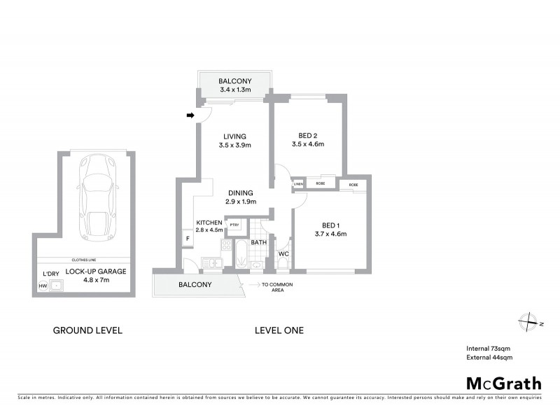 2/65 Forbes Street, Hawthorne QLD 4171 Floorplan