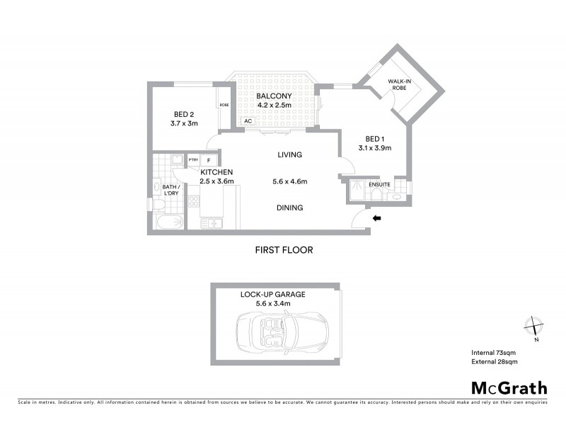 1/16 Jellicoe Street, Coorparoo QLD 4151 Floorplan