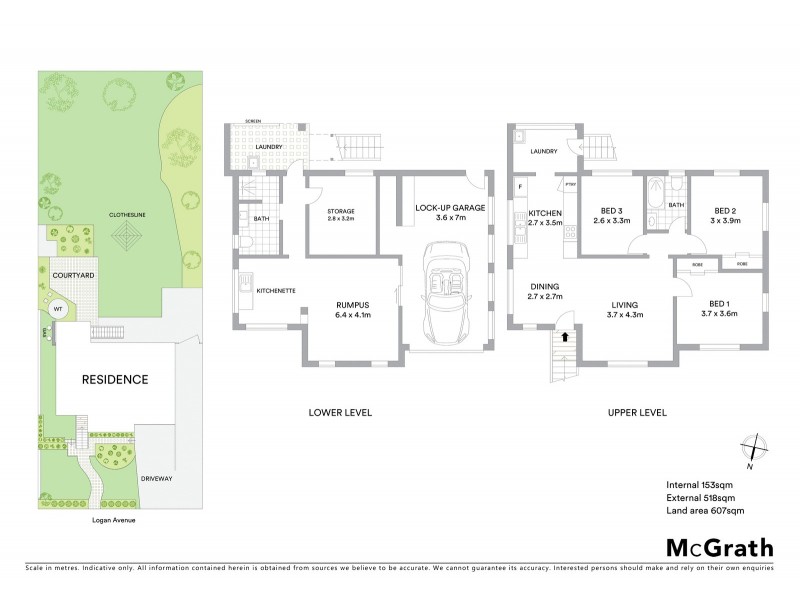 33 Logan Avenue, Oxley QLD 4075 Floorplan