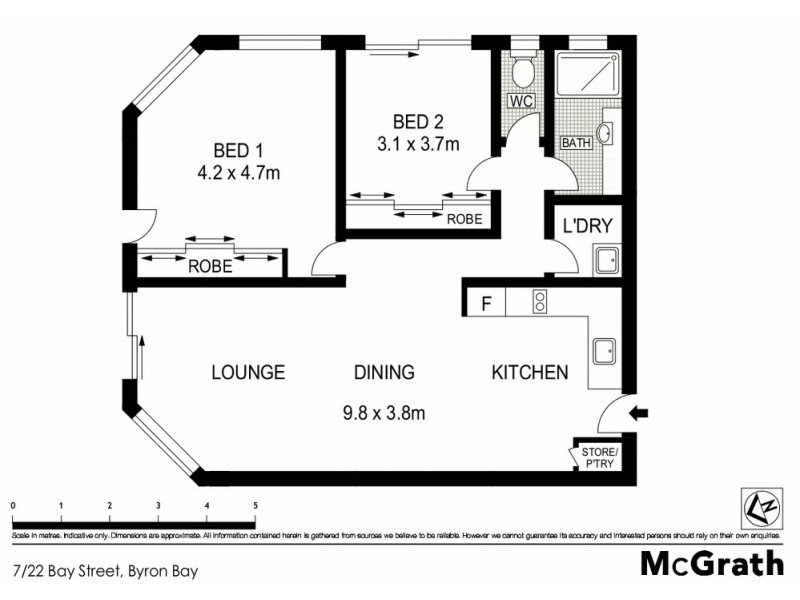 7/22 Bay Street, Byron Bay NSW 2481 Floorplan