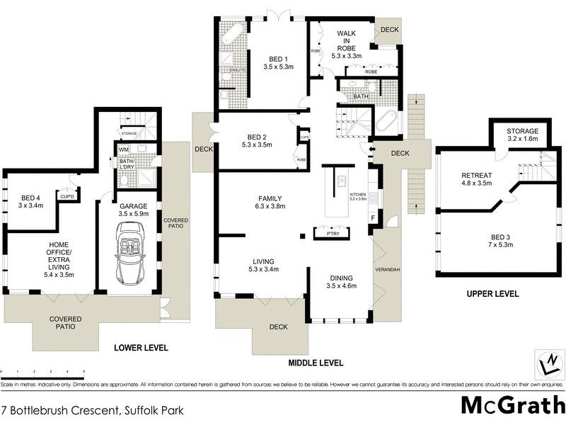 7 Bottlebrush Crescent, Suffolk Park NSW 2481 Floorplan