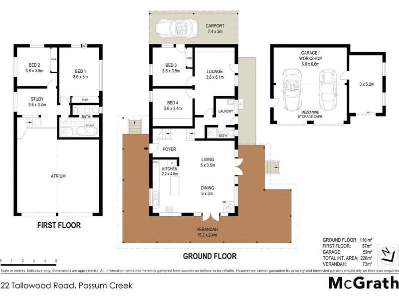 22 Tallowood Road, Possum Creek NSW 2479 Floorplan