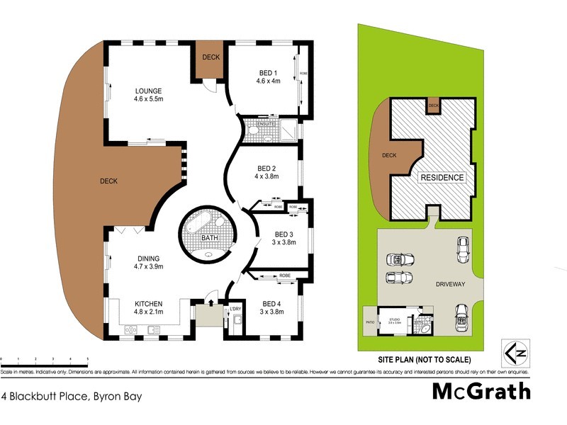 4 Blackbutt Place, Byron Bay NSW 2481 Floorplan