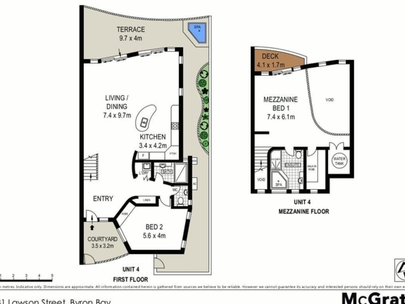 3 and 4/31 Lawson Street, Byron Bay NSW 2481