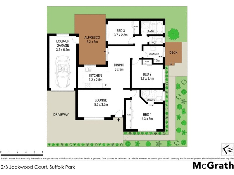 2/3 Jackwood Court, Suffolk Park NSW 2481 Floorplan