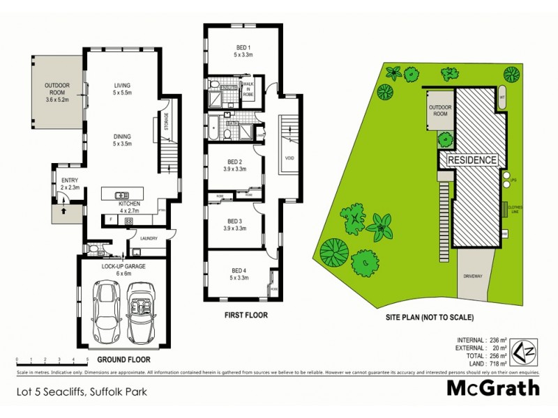 Lots 3,4,5 “Seacliffs”, Suffolk Park NSW 2481 Floorplan