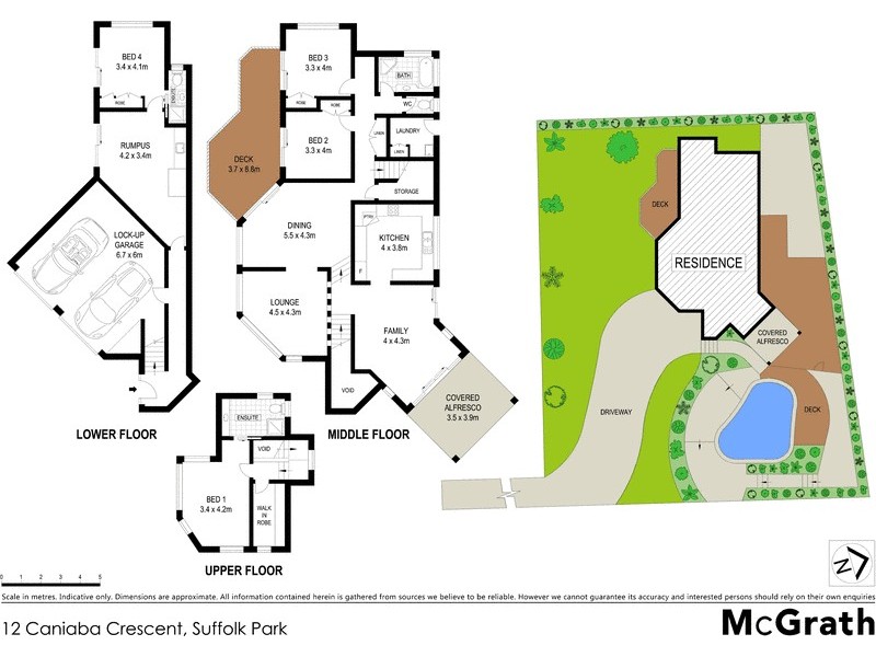 12 Caniaba Crescent, Suffolk Park NSW 2481 Floorplan