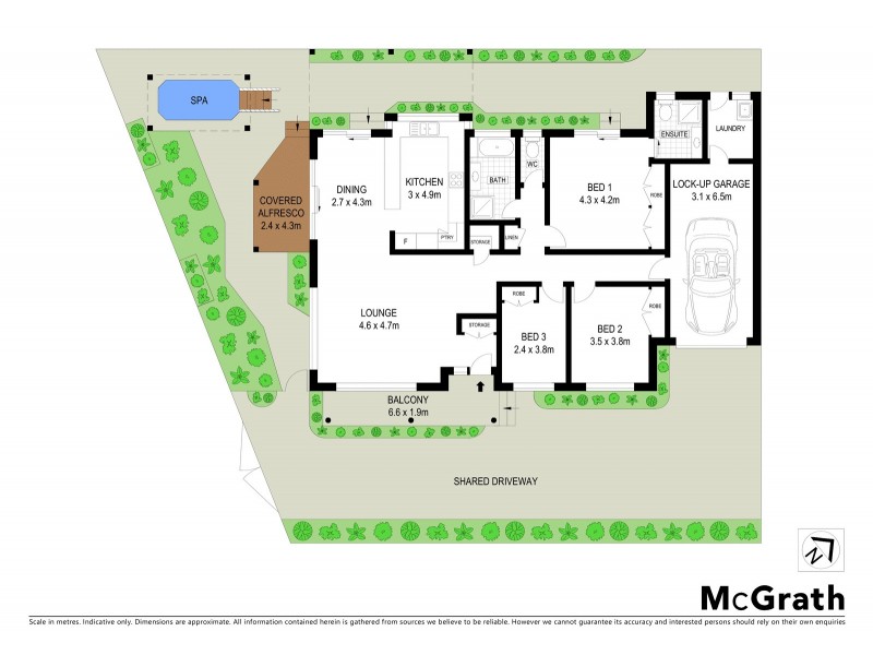 1/33 Scott Street, Byron Bay NSW 2481 Floorplan