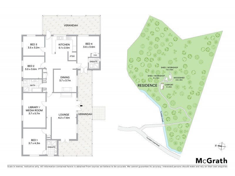 624 Tuntable Creek Road, The Channon NSW 2480 Floorplan