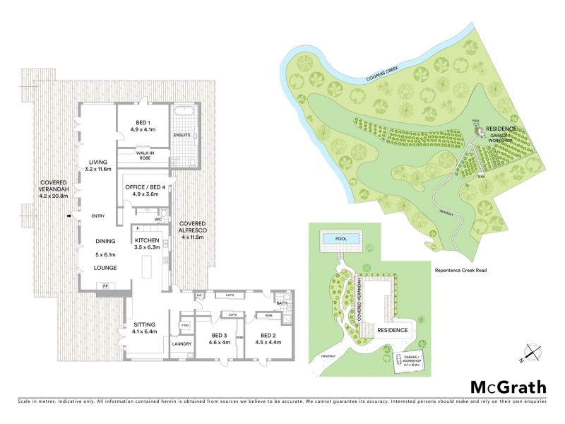 412 Repentance Creek Road, Rosebank NSW 2480 Floorplan