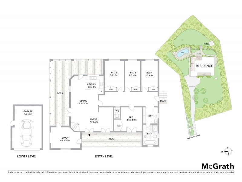 8 Avalon Avenue, Clunes NSW 2480 Floorplan
