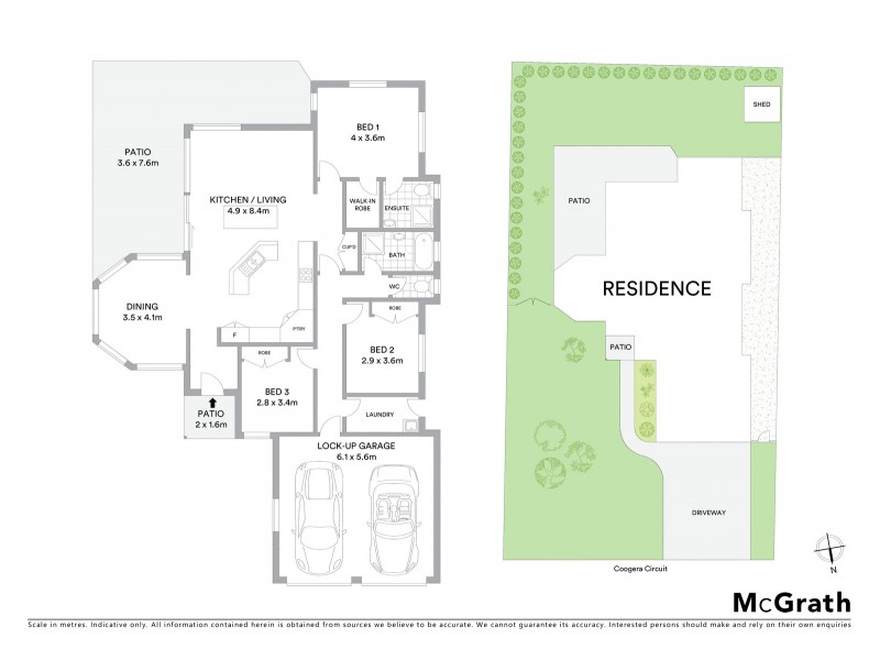 9 Coogera Circuit, Suffolk Park NSW 2481 Floorplan