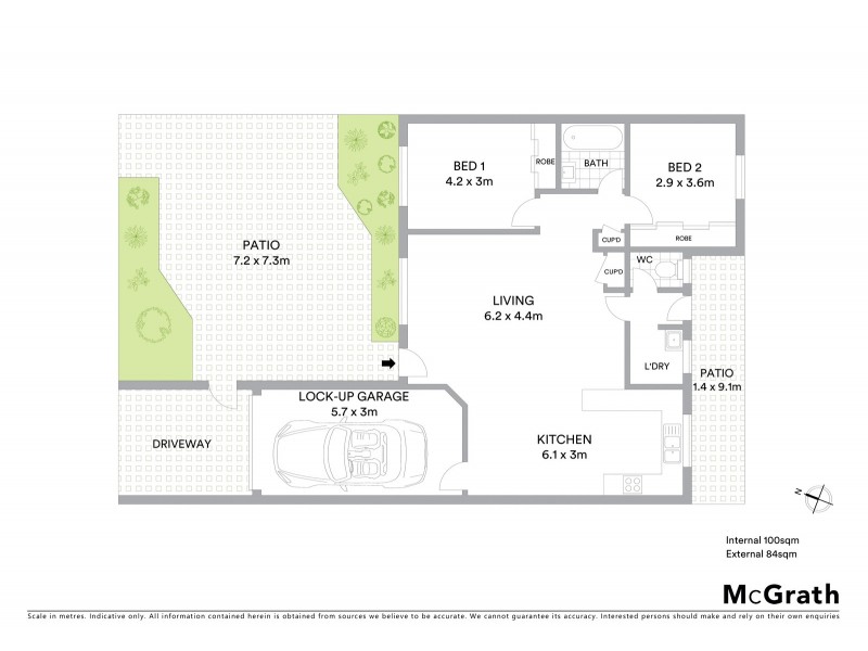 2/2-4 Bryce Street, Suffolk Park NSW 2481 Floorplan