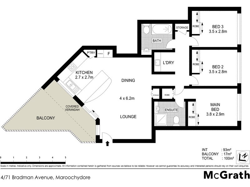 4/71 Bradman Avenue, Maroochydore QLD 4558 Floorplan