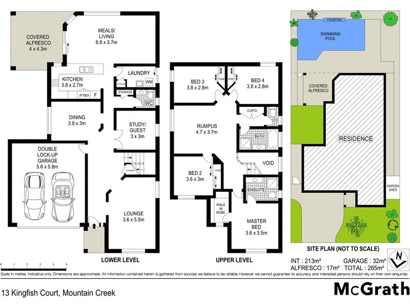 13 Kingfish Court, Mountain Creek QLD 4557 Floorplan