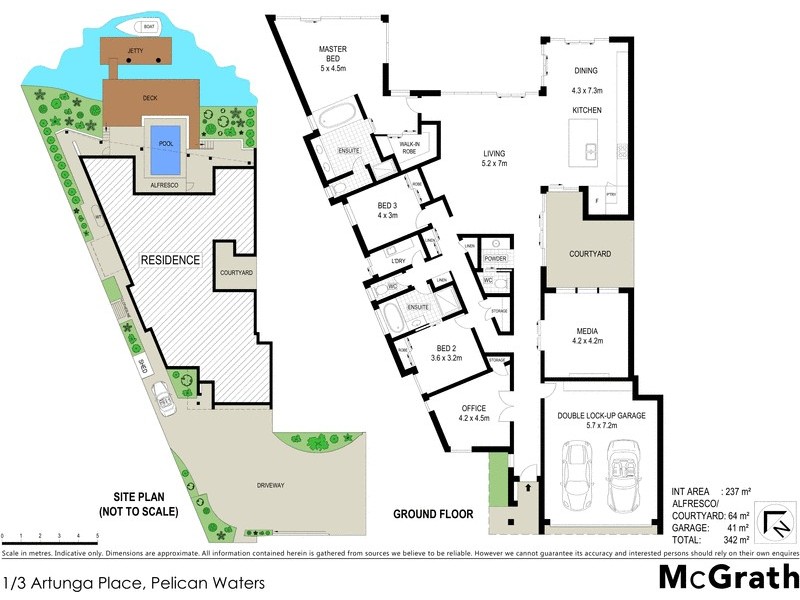1/3 Artunga Place, Pelican Waters QLD 4551 Floorplan