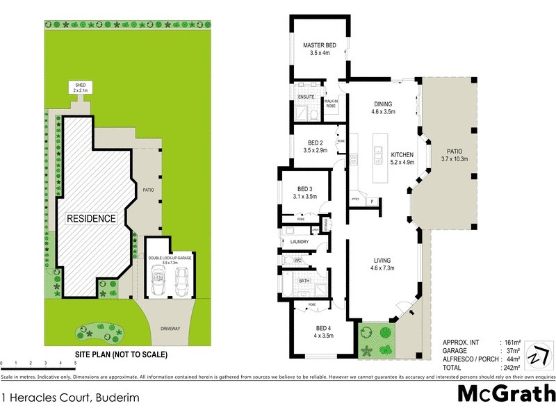 1 Heracles Court, Buderim QLD 4556 Floorplan