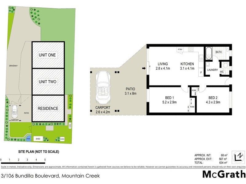 3/106 Bundilla Boulevard, Mountain Creek QLD 4557 Floorplan