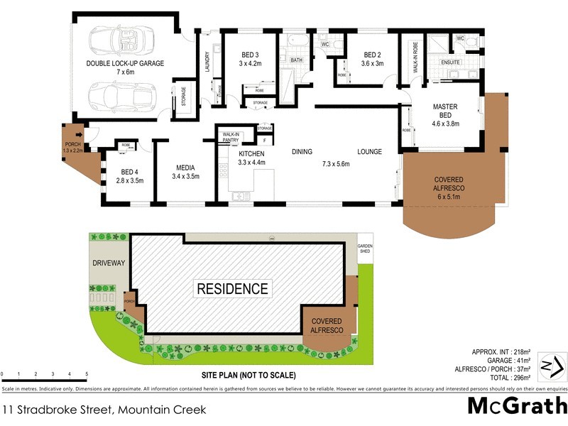 11 Stradbroke Street, Mountain Creek QLD 4557 Floorplan