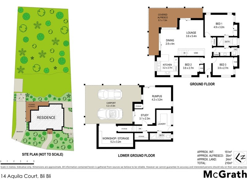 14 Aquila Court, Bli Bli QLD 4560 Floorplan