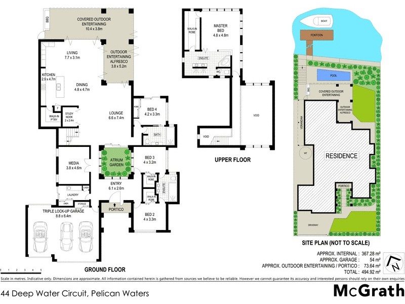44 Deep Water Circuit, Pelican Waters QLD 4551 Floorplan