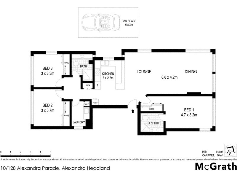10/128 Alexandra Parade, Alexandra Headland QLD 4572 Floorplan