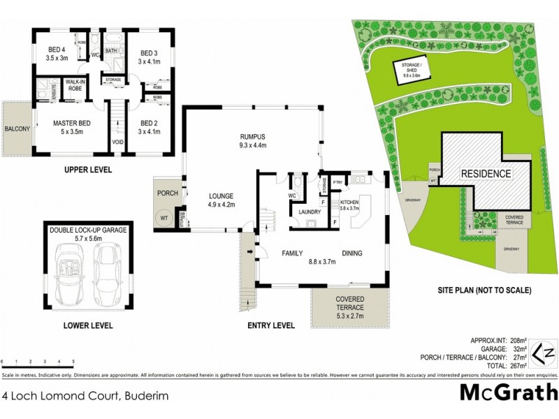 4 Loch Lomond Court, Buderim QLD 4556 Floorplan