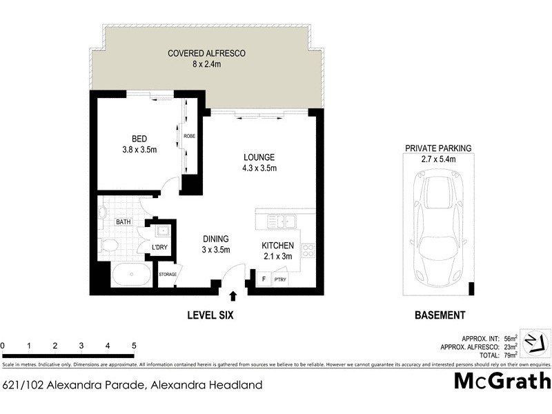 621/102 Alexandra Parade, Alexandra Headland QLD 4572 Floorplan