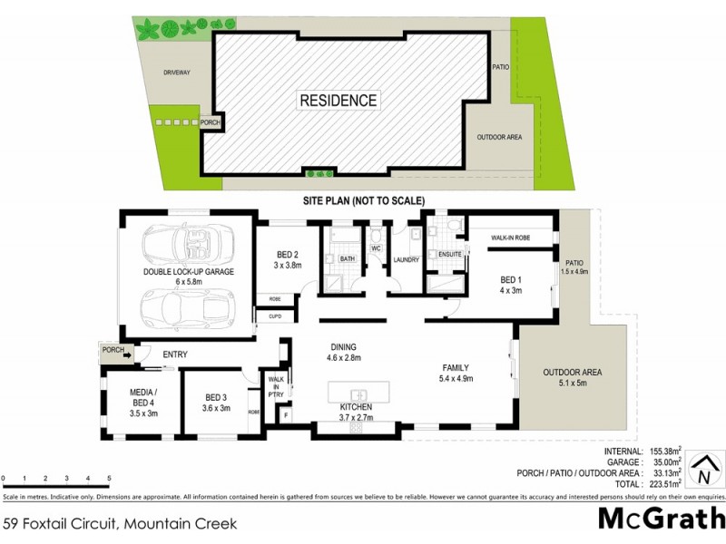 59 Foxtail Circuit, Mountain Creek QLD 4557 Floorplan