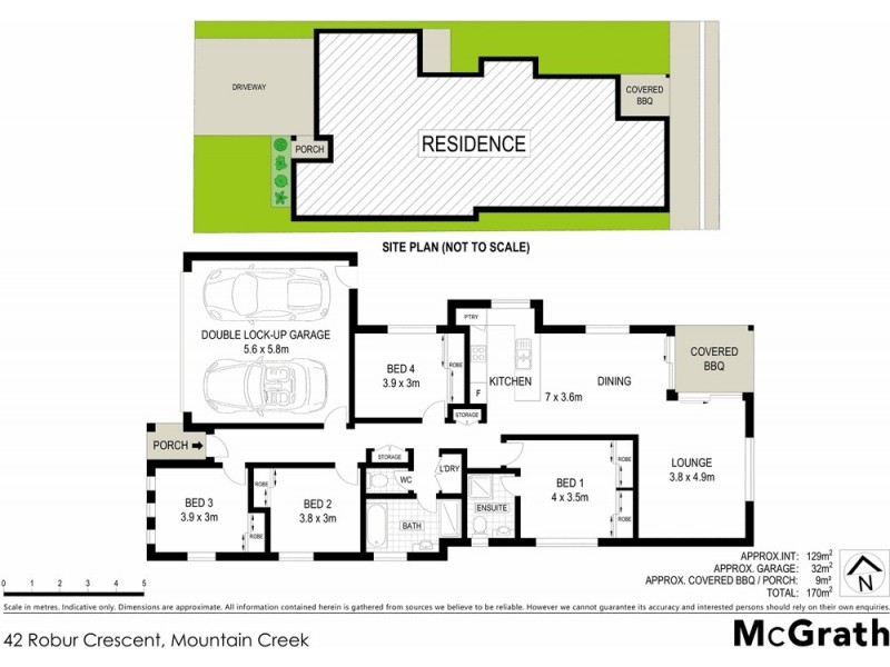 42 Robur Crescent, Mountain Creek QLD 4557 Floorplan