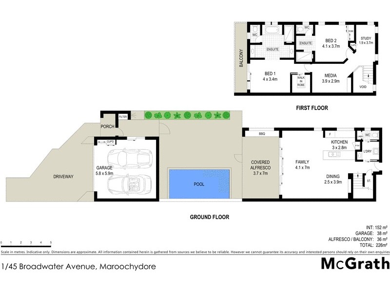 1/45 Broadwater Avenue, Maroochydore QLD 4558 Floorplan