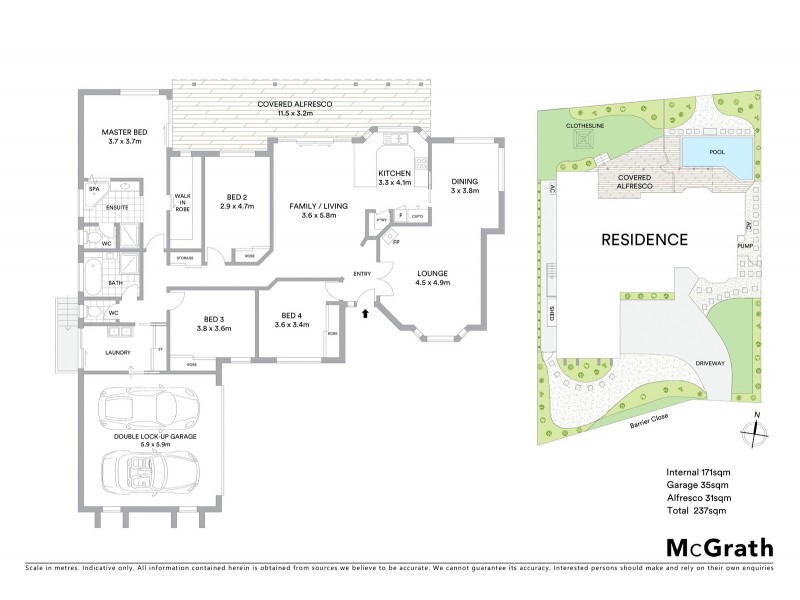13 Barrier Close, Buderim QLD 4556 Floorplan