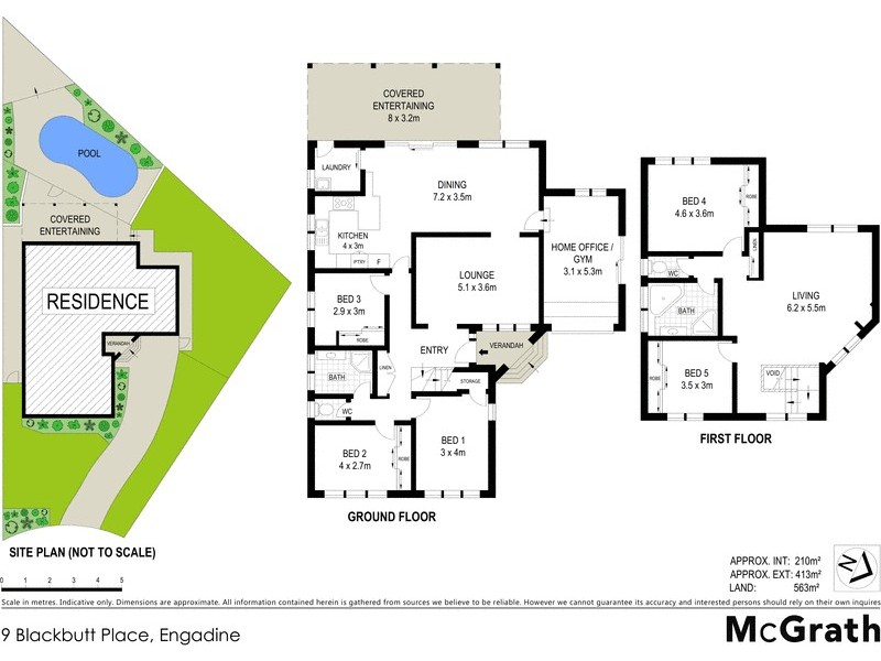 9 Blackbutt Place, Engadine NSW 2233 Floorplan